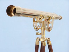 Telescope Floor Standing Brass