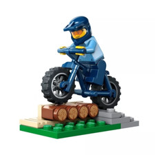 Genuine LEGO® BMX Bike Gift Mountain Dirt Bicycle Minifigure & Ramp Fathers Day