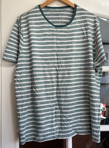 Tescos mens white green - white/green, t