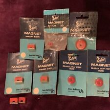 Collection Vintage Eclipse Magnets Minor E801 , Shallow Pot 826 & 827 Button 821