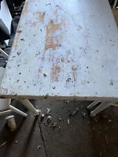 Old Pine Kitchen Table And Four Chairs