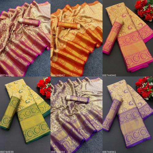 Women kanjeevaram silk saree - kanjeevaram,