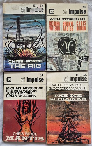 Impulse magazine lot x4 - sf,