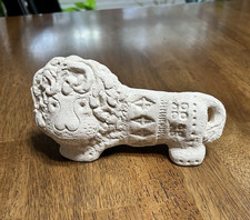 Bitossi Flavia Montelupo Lion Italy Sculpture Natural Pattern/Color Unglazed