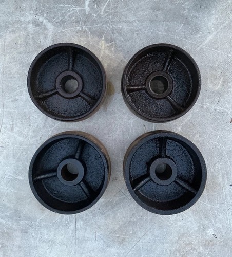 Set cast iron - of, trolley