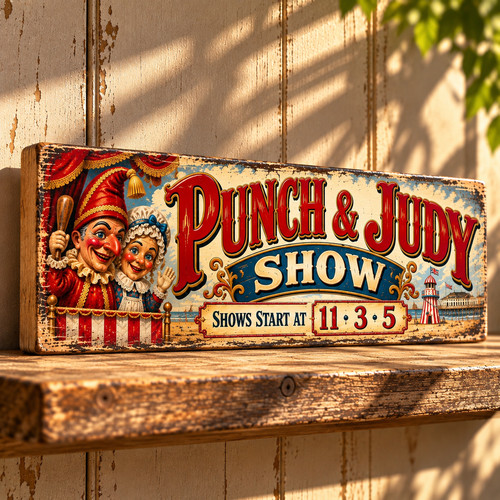 Punch judy sign vintage - punch,