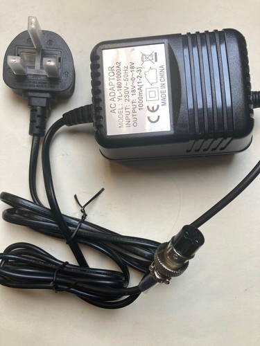 Power adaptor 18vac - adaptor, 18-0-18vac