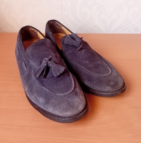 Samuel windsor mens blue suede - windsor,