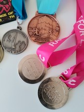 Job Lot Of Running / Walking Medals 