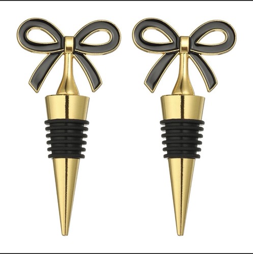 Wine stopper set bowknot - stopper,
