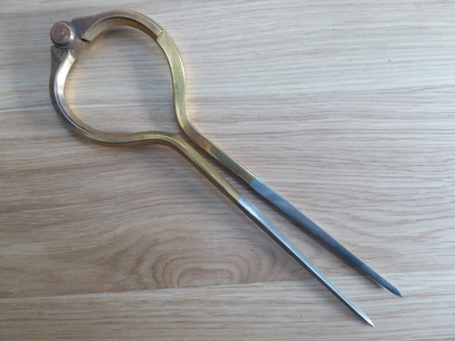 Antique brass steel bow - antique, "bow"