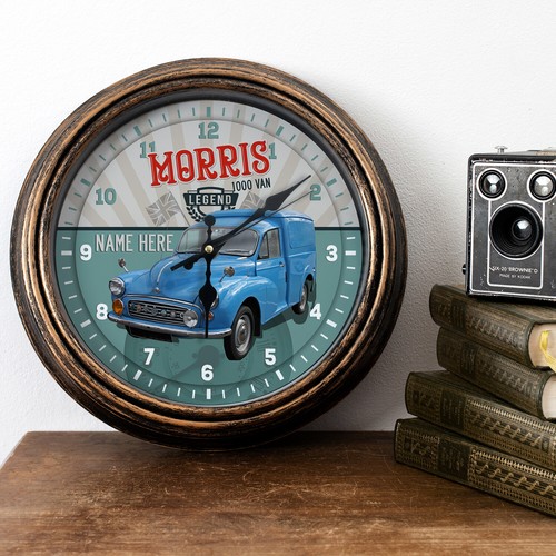 Personalised car clock - personalised,