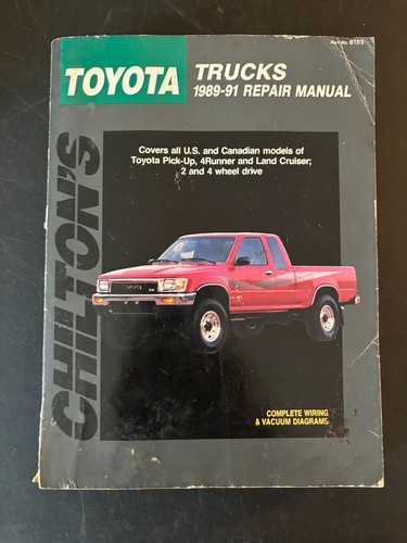 Chiltons toyota trucks - chiltons,