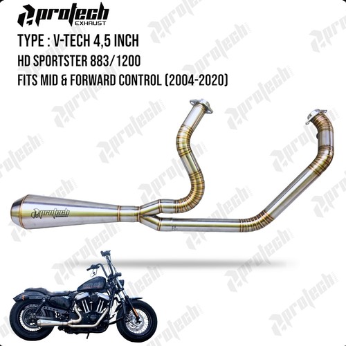 Exhaust pipe into harley - pipe, 1