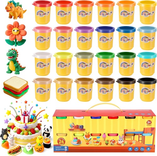 Tins play color dough - 24,