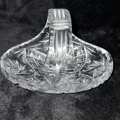 Vintage cut glass crystal - cut,
