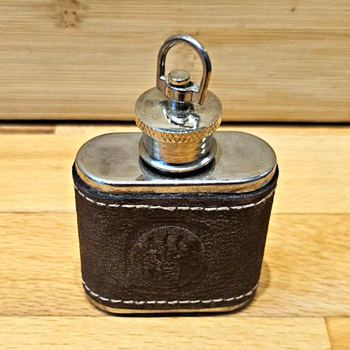 Stainless steel 1oz mini hip - steel,