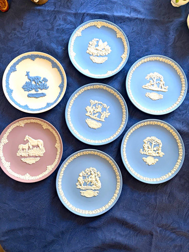 Blue white lilac - blue, wedgewood