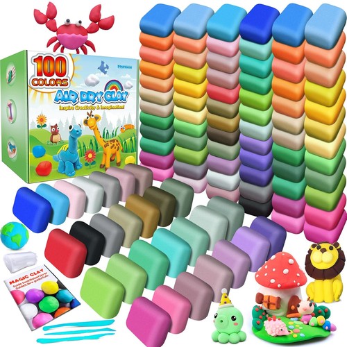 Air dry clay 100 colors - clay,