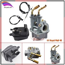 For Yamaha Y ZINGER  PW50 Carburetor Air Filter & Throttle Choke Cable Carb