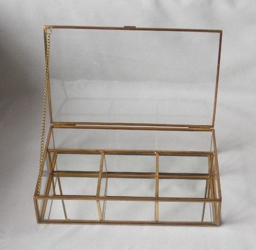 Mirrored glass jewellery - mirrored,