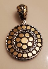 JOHN HARDY Large 18k Gold Dot