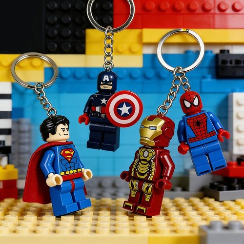 Lego keychains superman - lego,