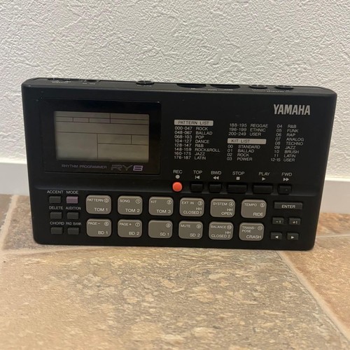 Yamaha ry8 rhythm - yamaha, programmer