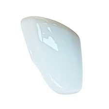 White Left Side Rear View