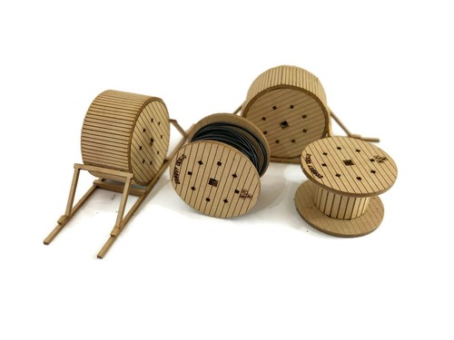 Large cable drums wagon - drums,