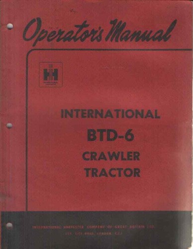 International crawler tractor - crawler,