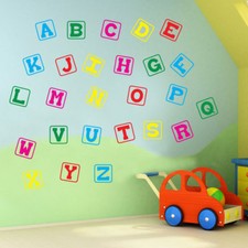 Alphabet Letters A to Z Wall