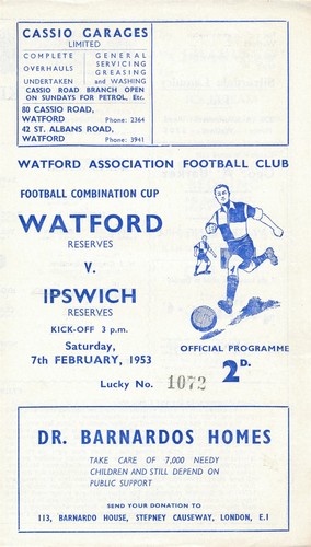 Watford reserves ipswich - reserves, v
