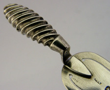 ENGLISH VICTORIAN STERLING SILVER TROWEL BOOKMARK PAGE MARKER 1893 ANTIQUE