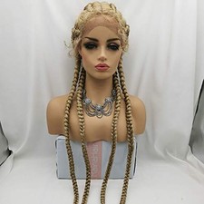 30inch 4X Blonde Lace Braided