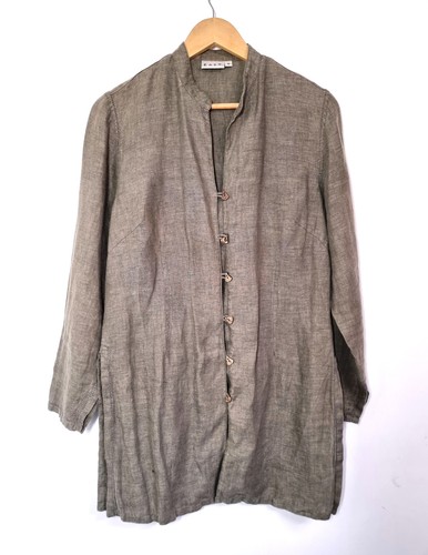 East linen shirt size beige - linen,