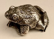 Vintage Silver Hallmarked Frog