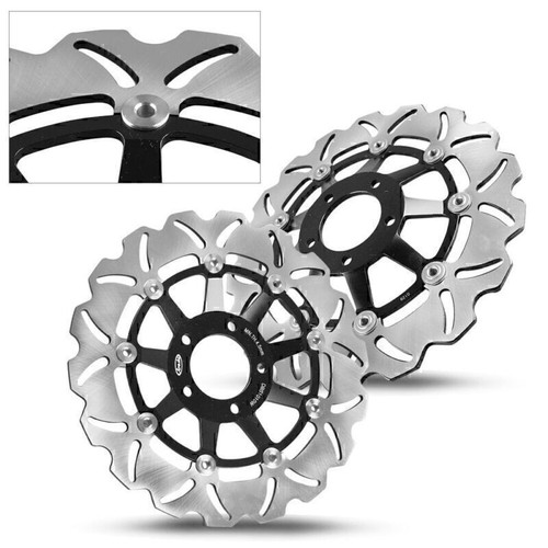 Black front brake discs rotor - front,