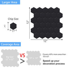 Sheets large hexagonal - 5,