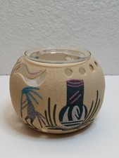 Handmade Sandpainted  Candle