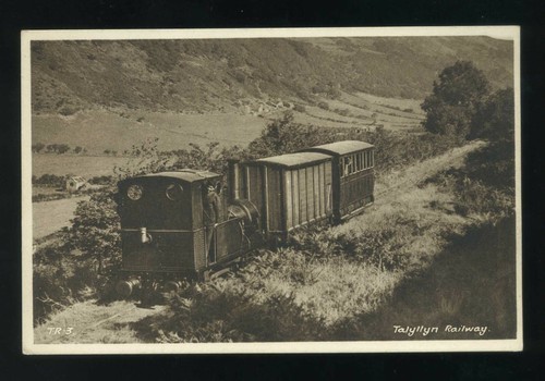 Talyllyn railway train with - railway,