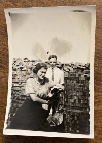 1930s woman man family dog - 1930s,