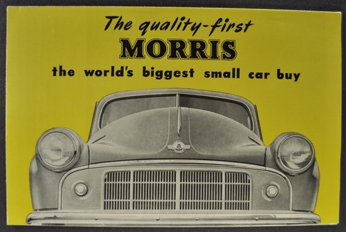 1951 morris minor brochure - 1951,