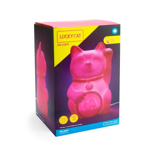 Lucky cat led light mustard - lucky,