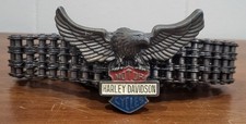 Vintage Harley Davidson Primary Chain Belt With Buckle Freedom Eagle 36 Inch