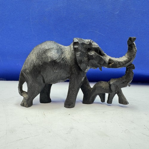 Wooden elephant and - wooden,