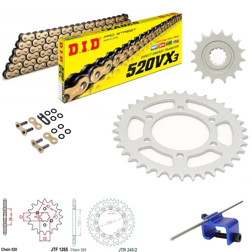 Xl250 chain and sprocket kit - xl250,