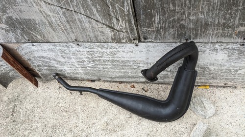 Yamaha dt175 exhaust pipe - exhaust, down