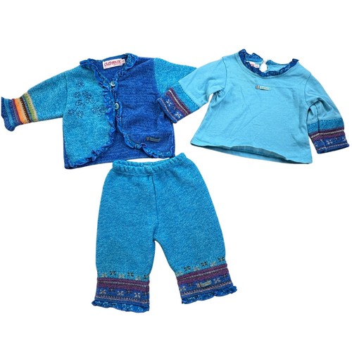 Clayeux france baby girls blue - clayeux,