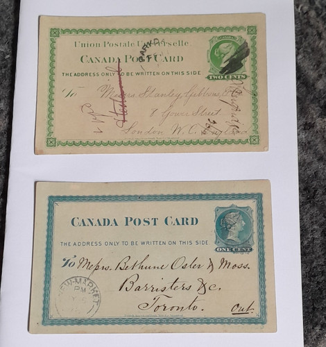 Canada postal stationery - postal,